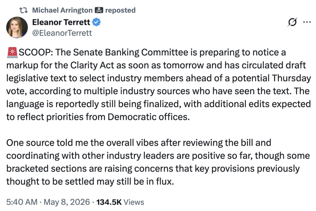 strategic bitcoin reserve and clarity act will start crypto boom