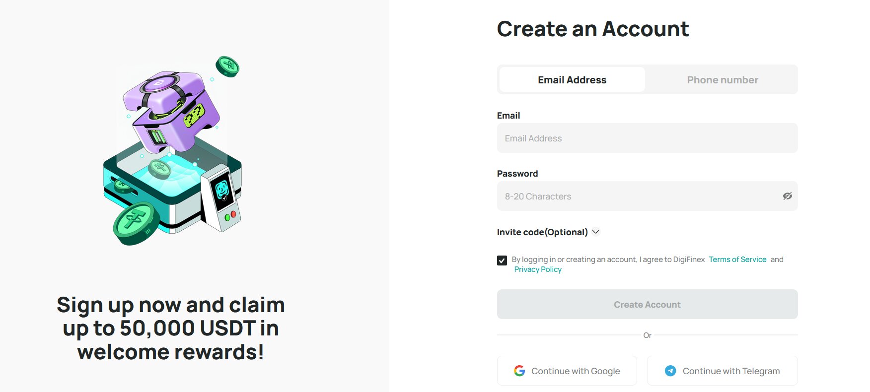 how-to-open-a-new-digifinex-account