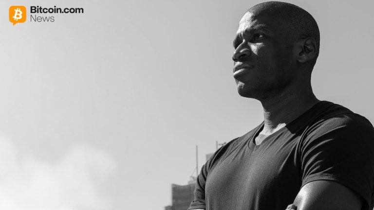 Arthur Hayes Standing With Sky as Backdrop