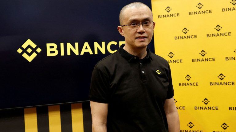 Image of Changpeng Zhao at an event.