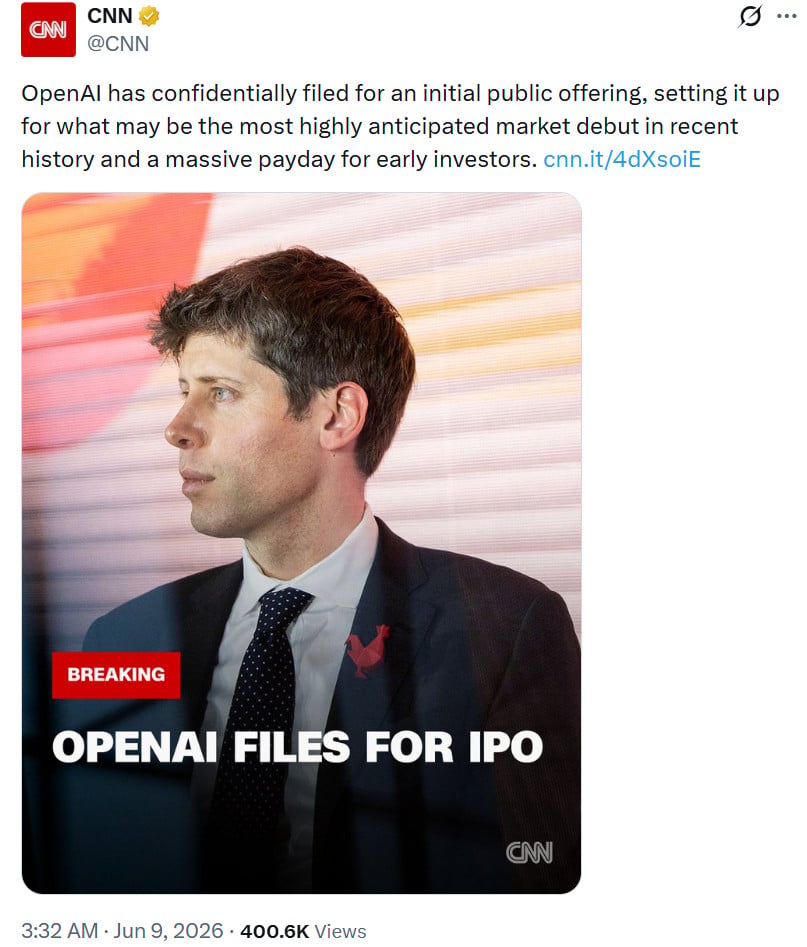OpenAI has confidentially filed for an IPO with the SEC, setting the stage for one of the most anticipated public market debuts in recent years