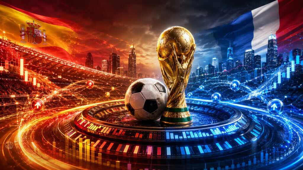 World Cup prediction markets hit $2B before kickoff as Spain and France go head to head