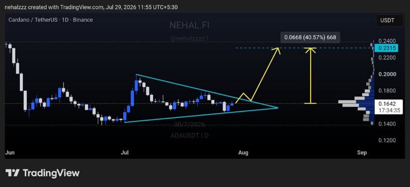 Cardano Price Prediction Targets a 40% Move Towards $0.23