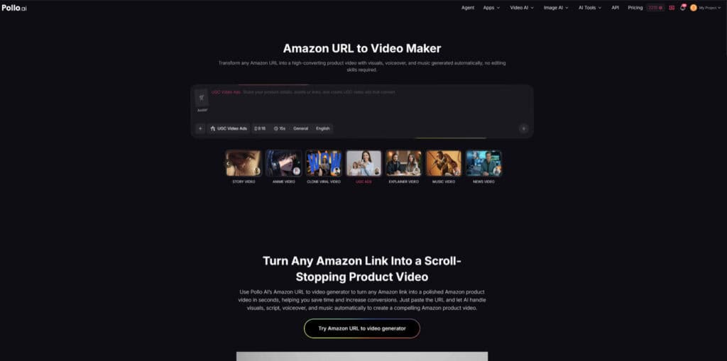 image of an Amazon URL to video generator that highlights product value and encourages conversion.