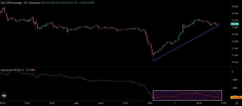 Spot Demand Remains Weak Despite SOL Bounce