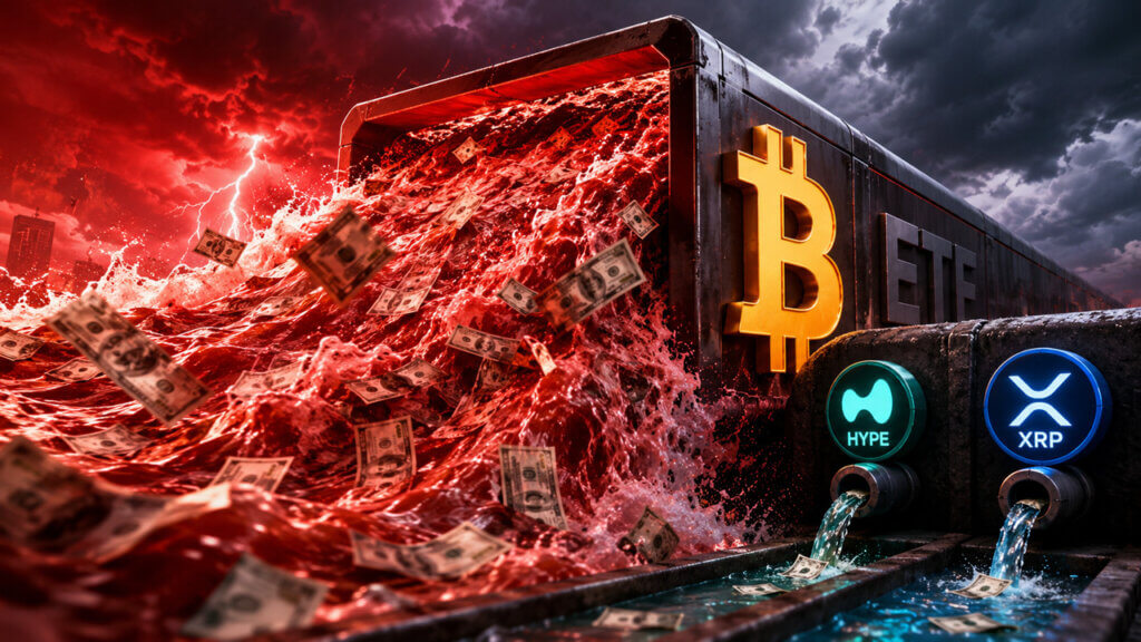 Investors pulled $2.5B from Bitcoin and Ethereum ETFs, but Hyperliquid and XRP still found buyers