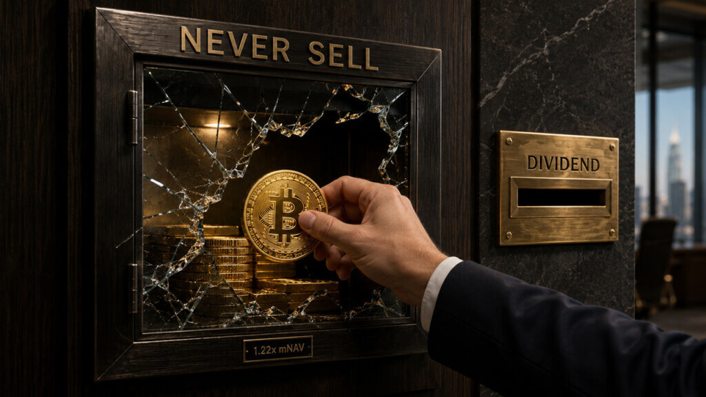 Bitcoin treasury companies said they'd never sell – the bear market changed that fast