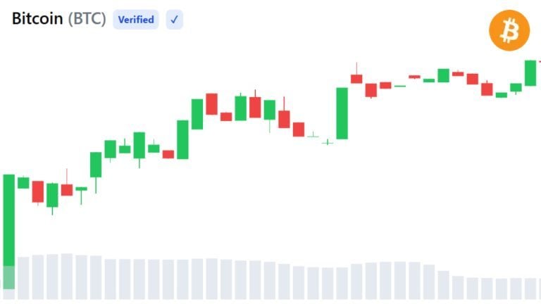 bitcoin price chart