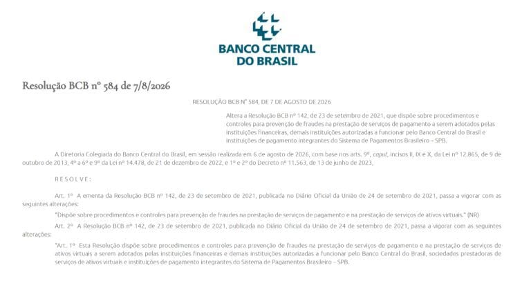 Resolution 584 BCB