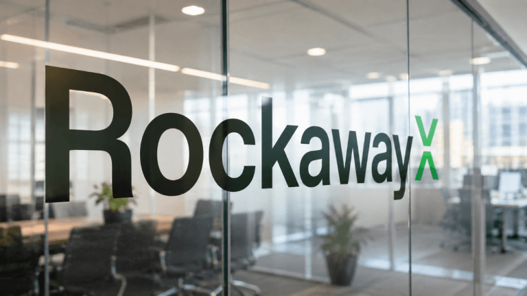 Rockwayx on glass door