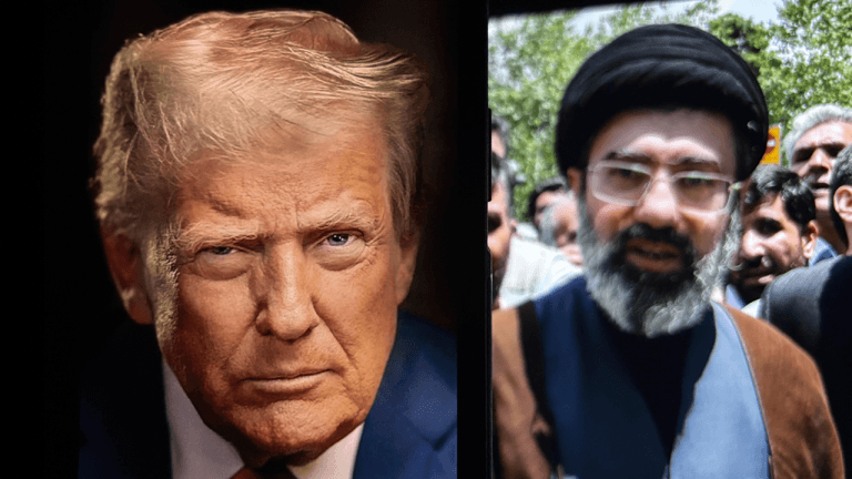 U.S. President Donald Trump and Iran's Supreme Leader Mojtaba Hosseini Khamenei