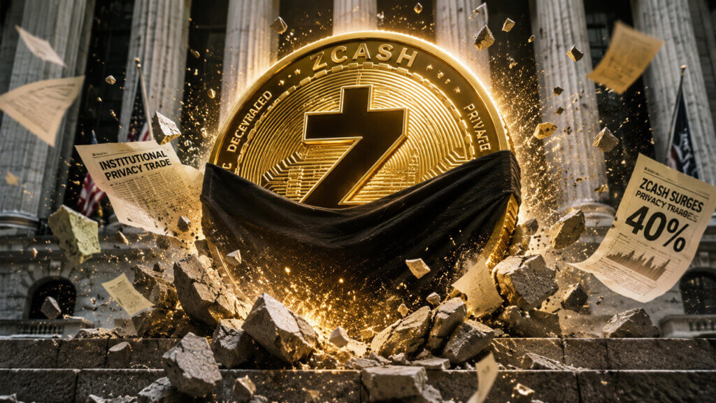 Zcash just exploded 40% – and the privacy coin rally is no longer just a crypto-native trade