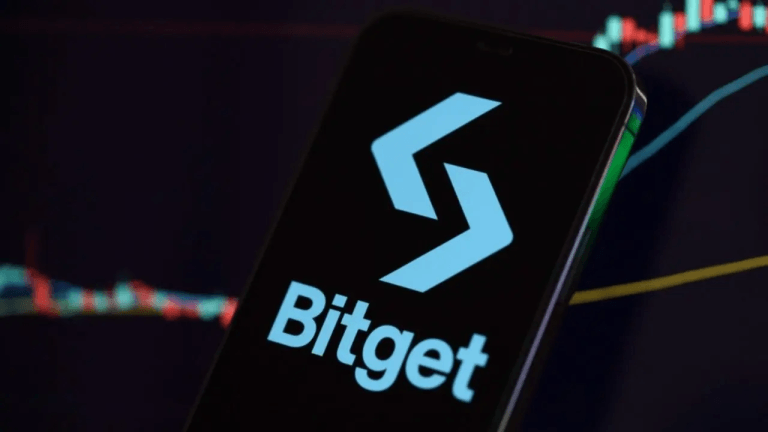 Bitget app on a smartphone