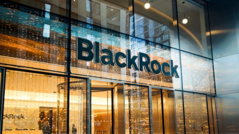 Blackrock logo on office building