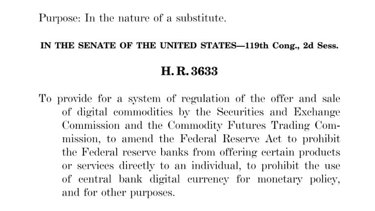 Clarity Act draft
