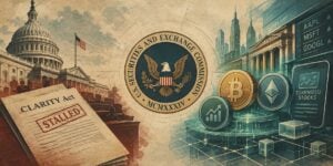 Clarity act stalls, SEC brings new crypto rules news update