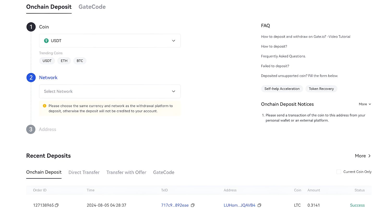 gate-io-deposit-funds
