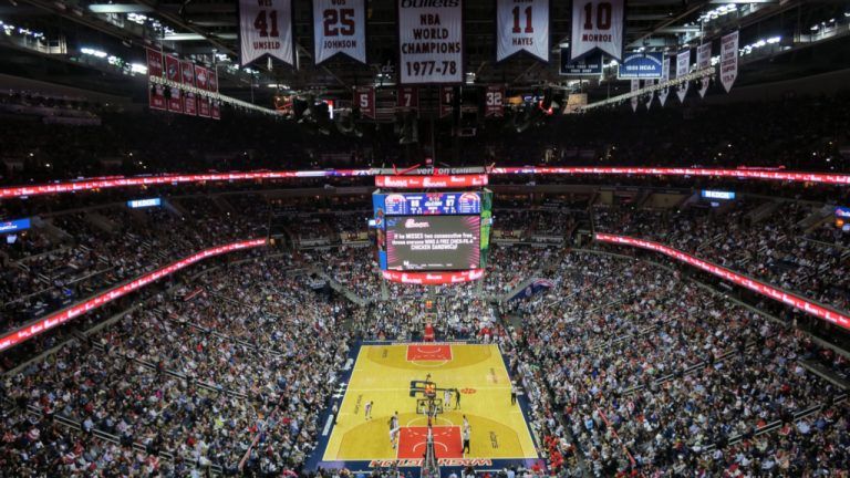 NBA court