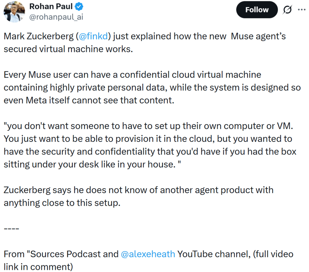 how meta's ai agent muse works - explained