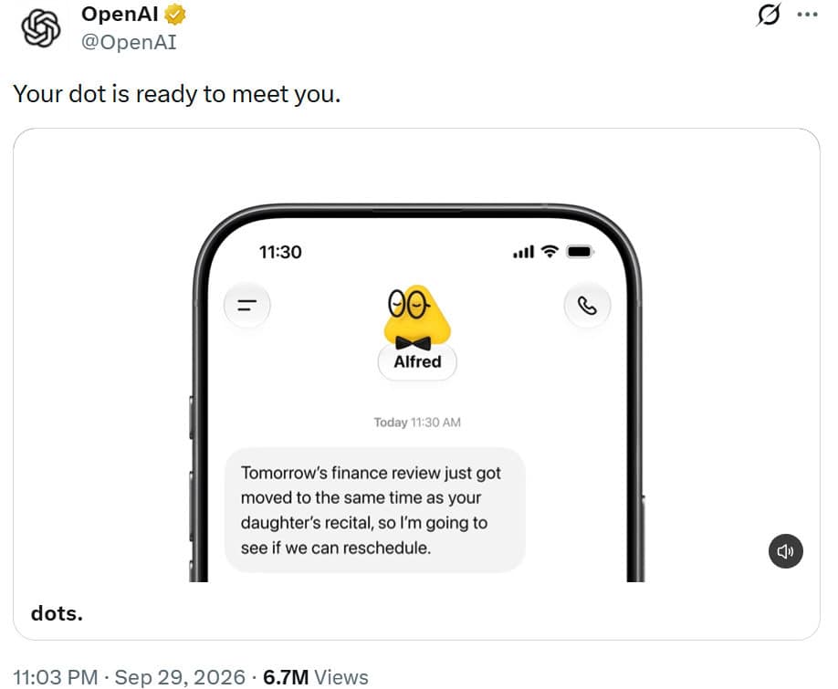 OpenAI Launches Dots AI Agent news update