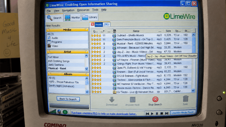 Limewire on an old computer