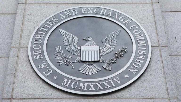 SEC logo on building