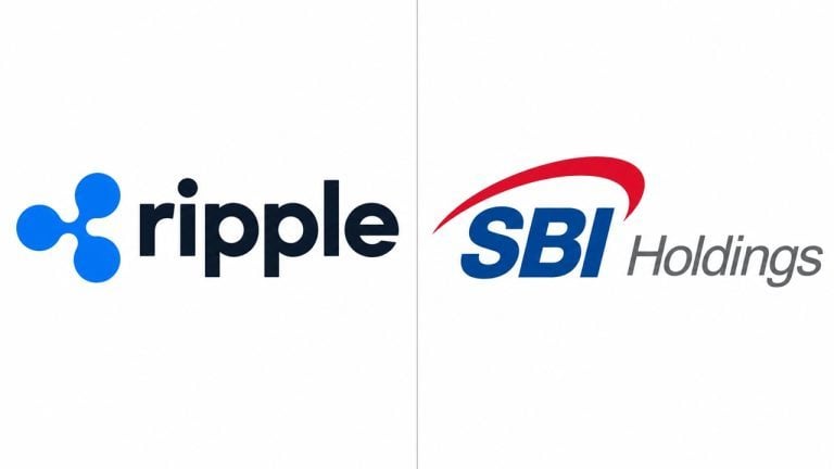 Ripple and SBI holdings logos side by side