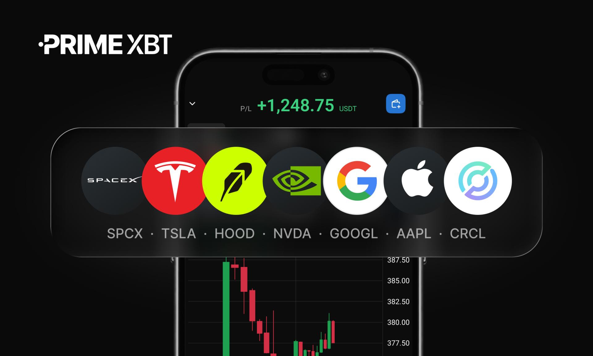 PrimeXBT Expands Into Tokenized Stocks, Bringing Tesla, SpaceX, and NVIDIA to Crypto Futures